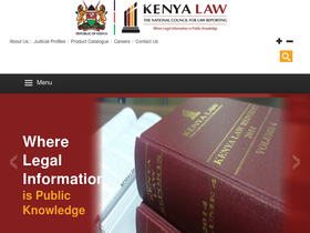 'kenyalaw.org' screenshot