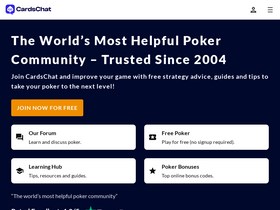 'cardschat.com' screenshot