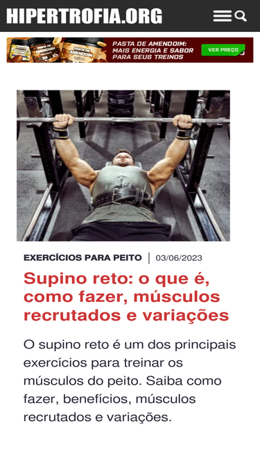 Variações de supino: como fazer - Smart Fit News