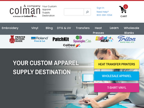'colmanandcompany.com' screenshot