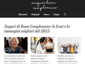 'auguribuoncompleanno.eu' screenshot