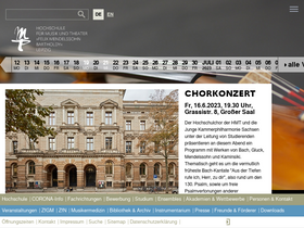 'hmt-leipzig.de' screenshot