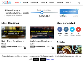 'catholicgallery.org' screenshot