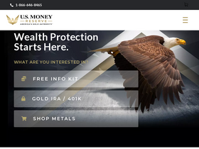 'usmoneyreserve.com' screenshot