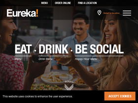 'eurekarestaurantgroup.com' screenshot