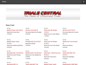 'trialscentral.com' screenshot