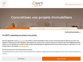 'safti.fr' screenshot