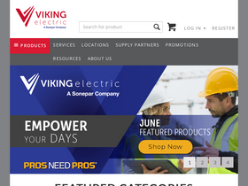 'vikingelectric.com' screenshot