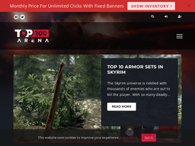'top100arena.com' screenshot