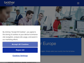 'brother.eu' screenshot