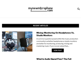 'mynewmicrophone.com' screenshot