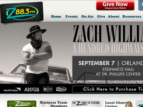 'zradio.org' screenshot