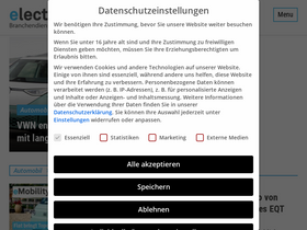 'electrive.net' screenshot
