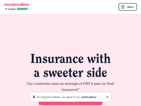 'marshmallow.com' screenshot