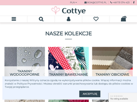 'cottye.pl' screenshot