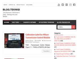 'blog-teknisi.com' screenshot