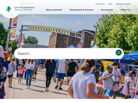 'janesvillewi.gov' screenshot
