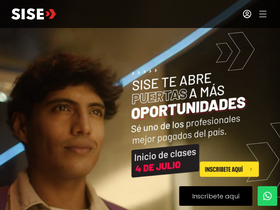 'sise.edu.pe' screenshot