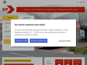 'dpmhk.cz' screenshot