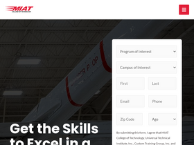 'miat.edu' screenshot