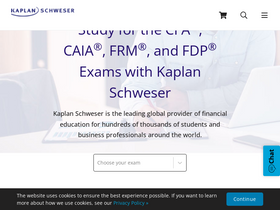 'schweser.com' screenshot