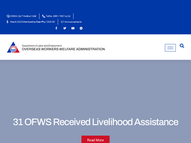 'ecares.owwa.gov.ph' screenshot