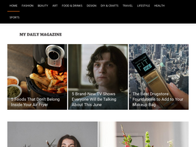 'mydailymagazine.com' screenshot