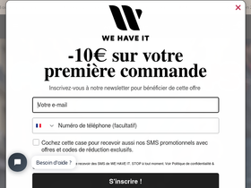 We Have It website screenshot