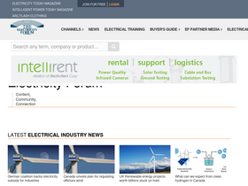 'electricityforum.com' screenshot