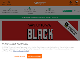 'workwearexpress.com' screenshot