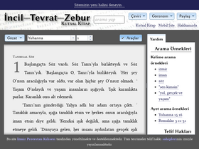 'incil.info' screenshot