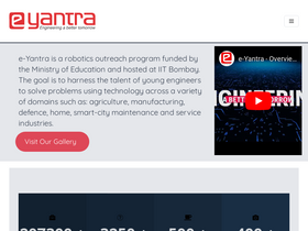 'e-yantra.org' screenshot