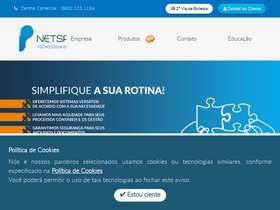'netspeed.com.br' screenshot