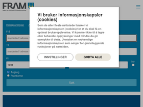 'frammr.no' screenshot