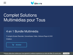 'vidmore.fr' screenshot