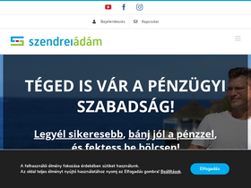 'szendreiadam.hu' screenshot