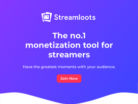 'streamloots.com' screenshot