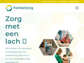 'fonkelzorg.nl' screenshot