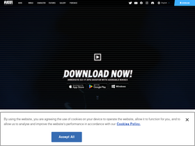 'nikke-en.com' screenshot