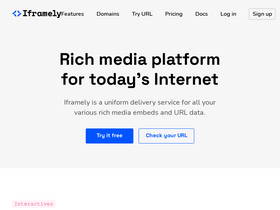'iframely.com' screenshot