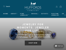 huffordsjewelry.com homepage screenshot