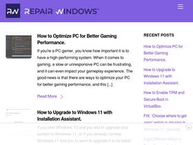 'repairwin.com' screenshot