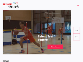 'swissolympic.ch' screenshot