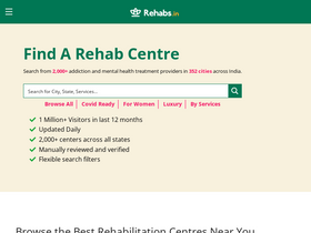 'rehabs.in' screenshot