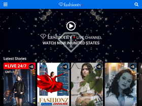 'fashiontv.com' screenshot