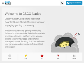 'csgonades.com' screenshot