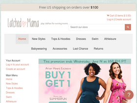 'latchedmama.com' screenshot