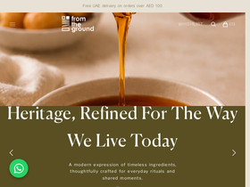 fromthegroundfoods.com homepage screenshot