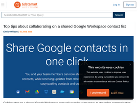 'gdatamart.com' screenshot