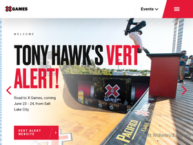 'xgames.com' screenshot